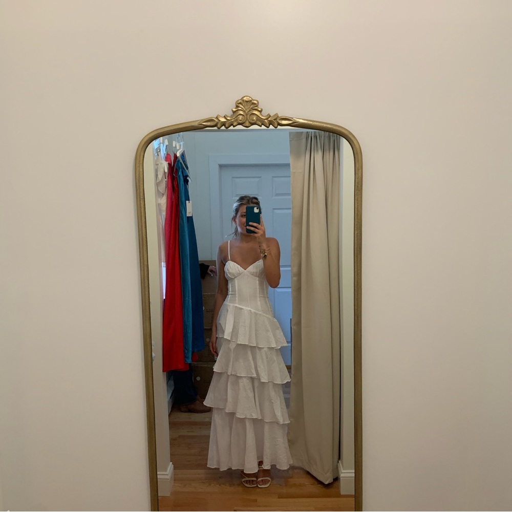 NWT white prom dress!!